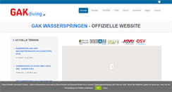Desktop Screenshot of gak-wasserspringen.at